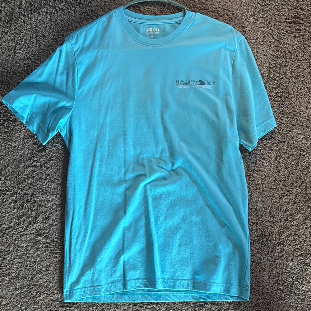 ASRV Blue Short Sleeve Tee Vibrant Crew Neck